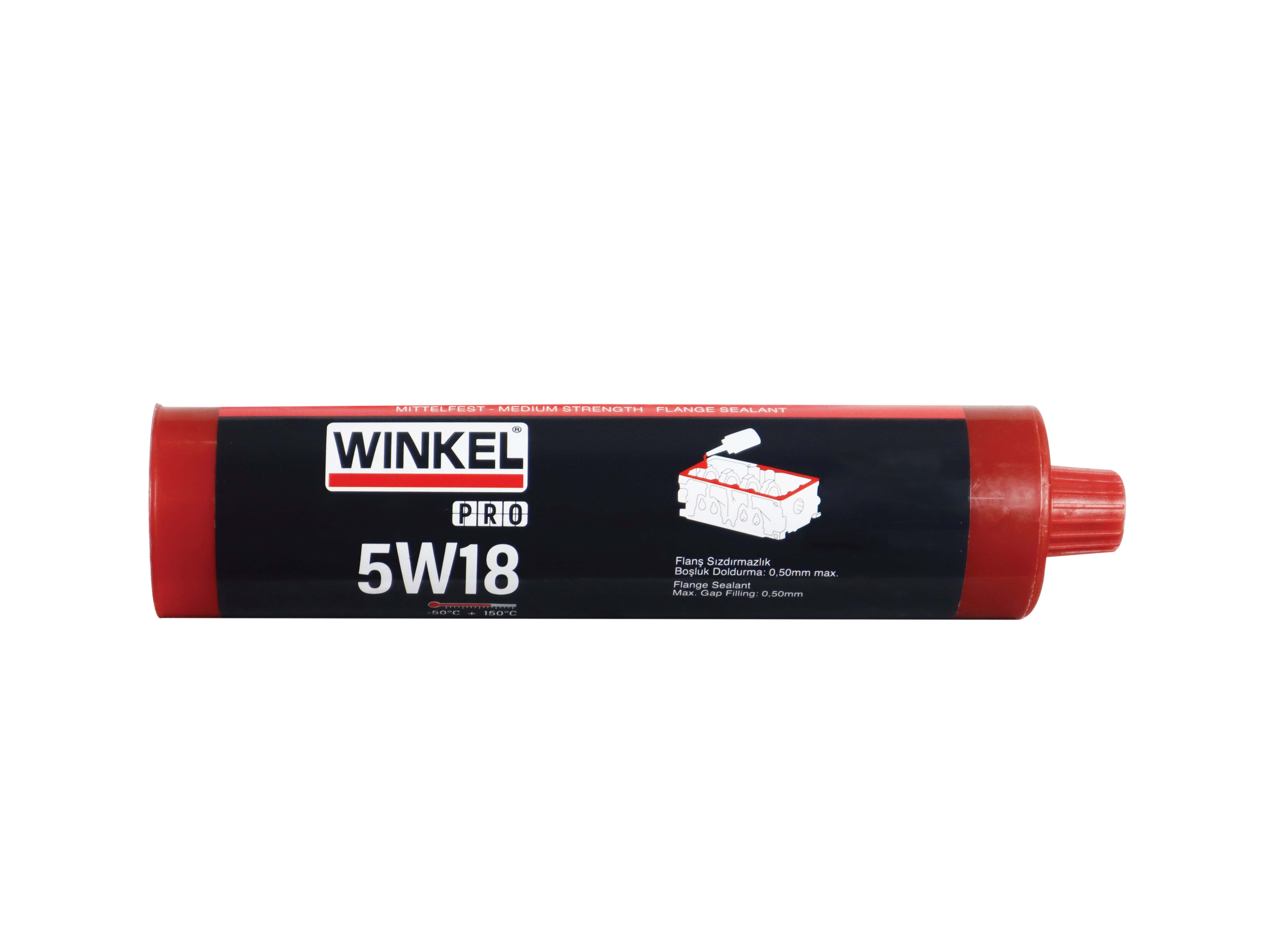 WINKEL PRO 5W18 Orta Mukavemetli Contalama - 250 ML (KIRMIZI)